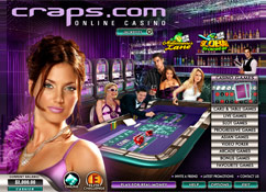lobby du casino en ligne Craps.com